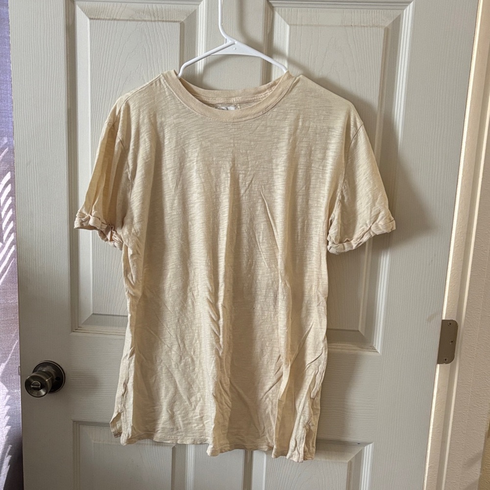 Maurices Beige Short Sleeve Tee
